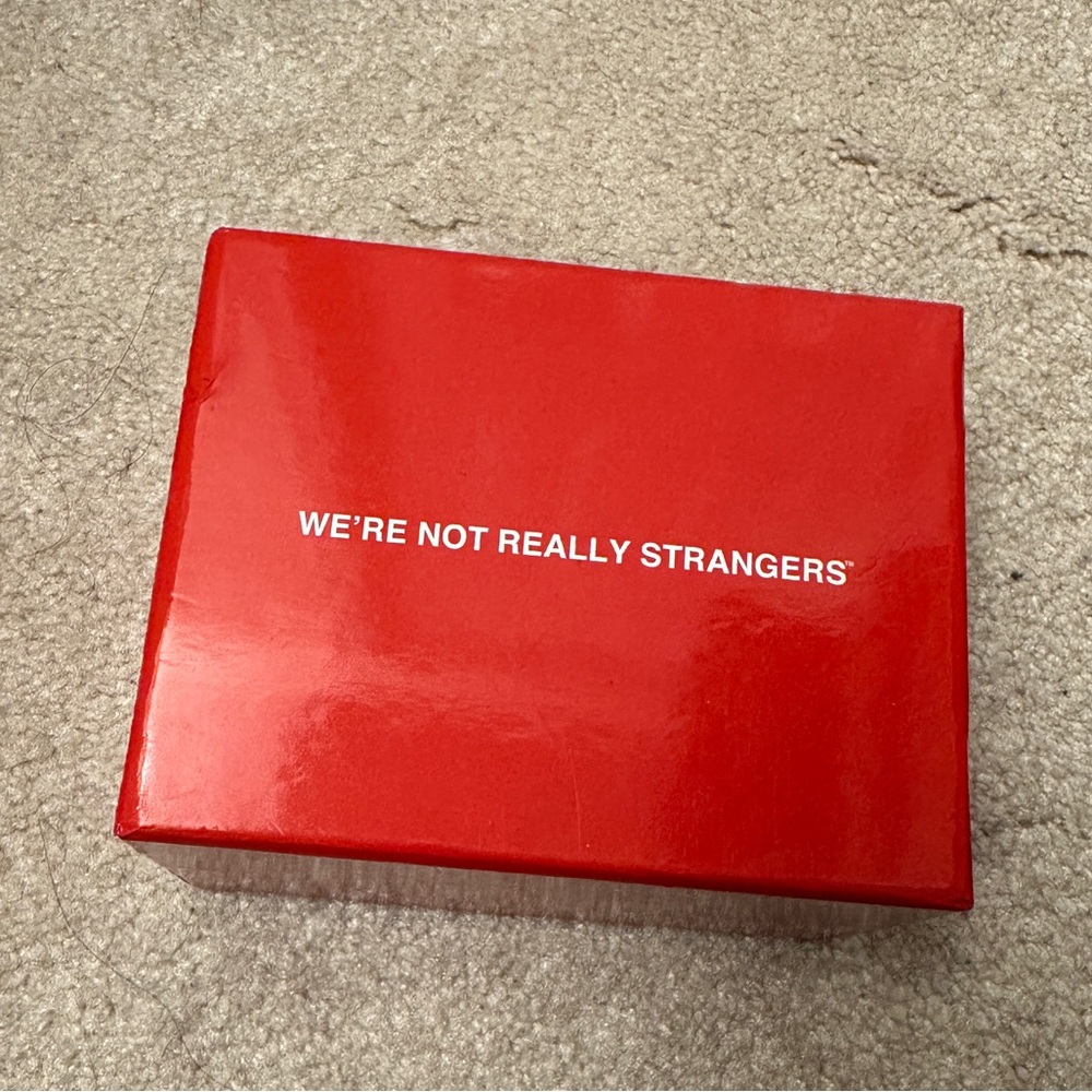 We’re Not Really Strangers Card Game
